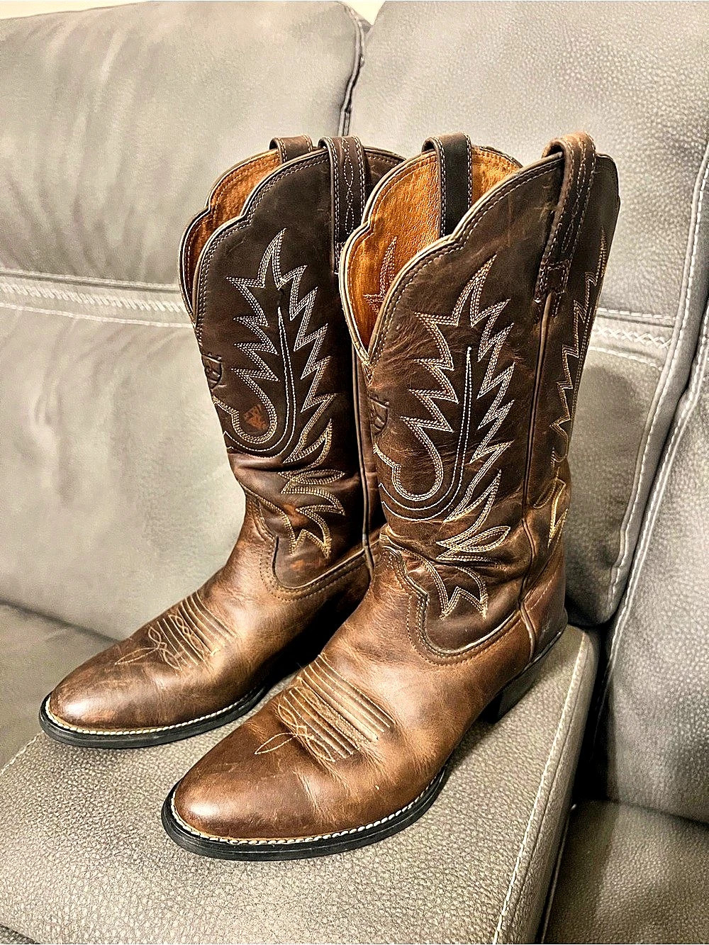 Ariat Heritage R Toe Western Boot Women's Brown Western Boots